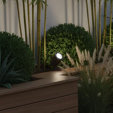 VK Lighting Sui - opbouw grondspot - Ø 7 x 9,8 cm - 12W LED incl. - IP65 - groen