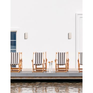Nova Luce Fuento - buiten wandverlichting - 8,6 x 10 x 18 cm - IP65 - wit