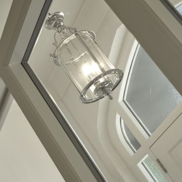 Searchlight Lanterns - luster - Ø 25 x 155 cm - chroom