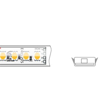 KLUS LED strip - 1cm breed, 500cm lengte - 24Vdc - 12W LED per meter - 120 LEDs per meter - IP65 - RGB