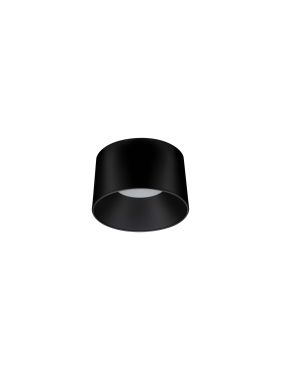 Nova Luce Atil - plafondlamp - Ø 35 x 22 cm - 24W LED incl. - zandzwart