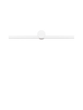 Nova Luce Breggo - wandlamp - 61 x 7,5 x 10 cm - 12W LED incl. - IP54 - zandwit