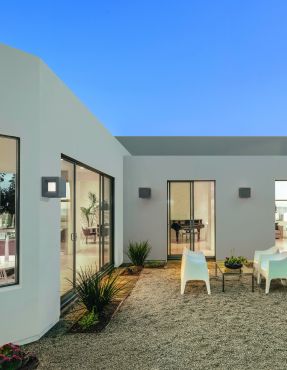 Nova Luce Castro - buiten wandverlichting - 16 x 16 x 16 cm - IP65 - grijs