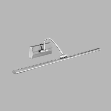 Searchlight LED Picture Lights - wandverlichting met schakelaar - 64 x 11 cm - 5W LED incl. - satijn zilver
