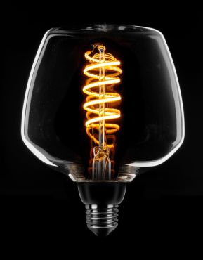 ETH LED Spiral Deco - E27 - dimbaar - 7,5W  - transparant