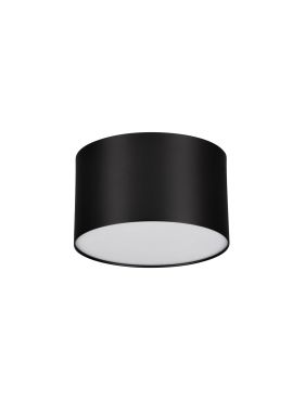 Nova Luce Marsa - plafondlamp - Ø 11 x 6,5 cm - 10W LED incl. - zandzwart