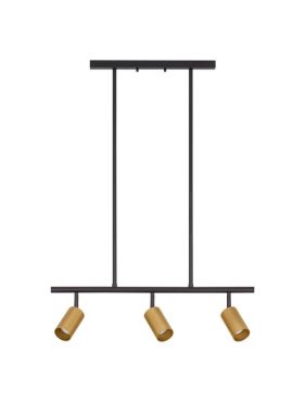 Nova Luce Pogno - hanglamp - 72 x 87,5 cm - zwart en goud