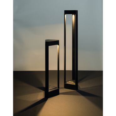 Nova Luce Pax - tuinpaal - 50 cm - 9W LED incl. - IP54 - zwart