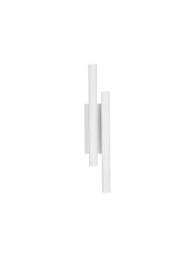 Nova Luce Paron - wandlamp - 5,5 x 38 x 7 cm - 15W LED incl. - zandwit