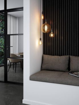Nordlux Smart LED lamp - slimme verlichting -  Ø 6,4 x 14 cm - E27 - 4,7W - dimfunctie  via app - amber