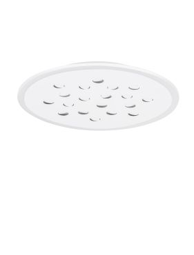 Nova Luce Astro - plafondlamp met afstandsbediening - Ø 45 x 5 cm - 30W dimbare LED incl. - zandwit