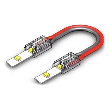 Lichtkoning - dubbele connector met 15cm kabel - 0,68 x 0,55 cm - voor enkelkleurige 5mm SMD LED strip