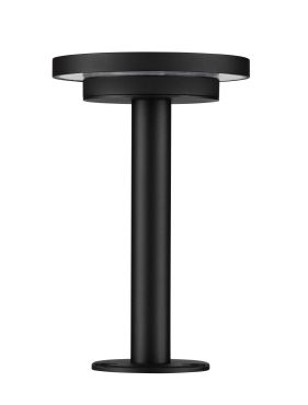 Nova Luce Nitro - tuinpaal - Ø 15 x 23,7 cm - 12W LED incl. - IP65 - zandzwart