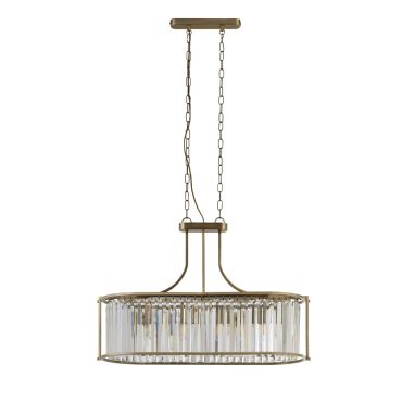 Searchlight Victoria - hanglamp - 78 x 30 x 150 cm - goud