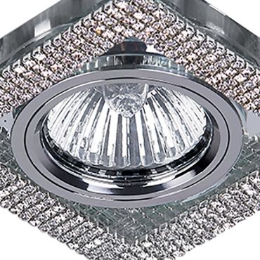 Elmark CR-776 - inbouwspot - Ø 90 mm, Ø60 mm inbouwmaat - chroom en zilver