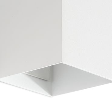 Faro Lune 2L - wandlamp - 8 x 15,5 x 6,5 cm - wit