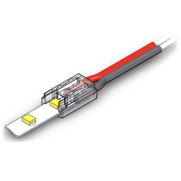 Lichtkoning - connector met 15cm kabel - 0,68 x 0,53 cm - voor enkelkleurige 5mm SMD LED strip