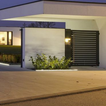 Lichtkoning Recessed Beam - inbouw lineaire verlichting voor buiten - 200 x 3 cm - 9,4W LED incl. - IP67 - wit en geanodiseerd zilver