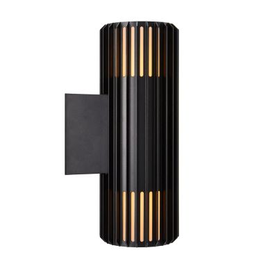 Nordlux Aludra N - buiten wandverlichting - 12,4 x 33,7 x 17,4 cm - IP54 - zwart