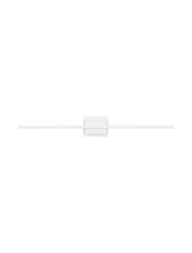 Nova Luce Azure - wandlamp - 6,9 x 11,8 x 90,5 cm - 21W LED incl. - zandwit