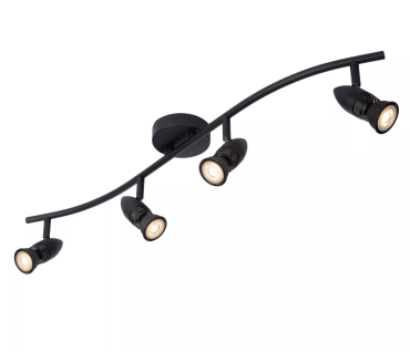 Lucide Caro - opbouwspot -78 x 9 x 13 cm - zwart