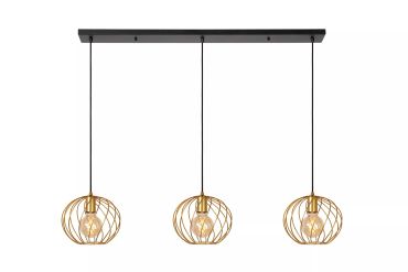Lucide Danza - hanglamp - 130 x 25 x 150 cm - goud