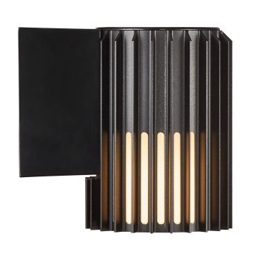 Nordlux Aludra N - buiten wandverlichting - 12,4 x 16,8 x 17,4 cm - IP54 - zwart