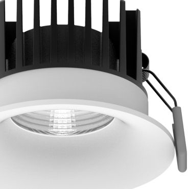 Nova Luce Blade - inbouwspot - Ø 85 mm, Ø 80 mm inbouwmaat - 12W LED incl. - IP65 - wit