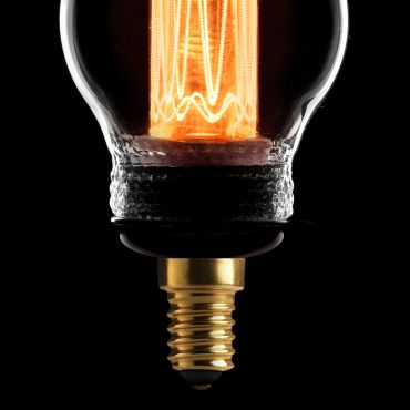 ETH LED Filament Ball - E14 - 2,3W dimbaar - 2000K - transparant