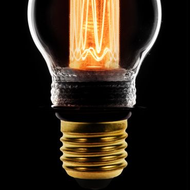 ETH LED Filament Ball - E27 - 2,3W dimbaar - 2000K - transparant