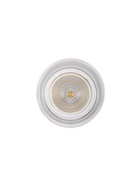 Nova Luce Keros - wandlamp - Ø 16 x 9,6 cm - 6W LED incl. - platina goud