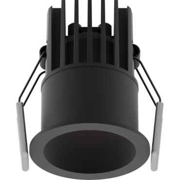 Nova Luce Bree - inbouwspot - Ø 56 mm, Ø 50 mm inbouwmaat - 7W LED incl. - IP32 - zwart