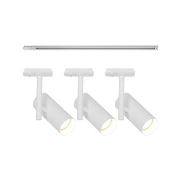 Nordlux Jerome Link 3-Kit + 1M Rail - rail spot GU10 - Ø16 x 18 cm - wit