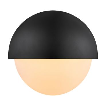 Nordlux Scorpius Round - buiten wandverlichting - 20 x 18 cm - IP44 - zwart