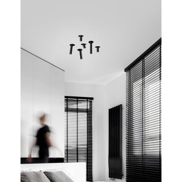 Nova Luce Ovo - inbouwspot - Ø 26 mm, Ø 75 mm inbouwmaat - 9W LED incl. - zwart