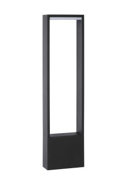 Lucide Goa - tuinpaal - 15 x 6 x 60 cm - 6,5W LED incl. - IP54 - antraciet