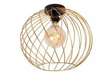 Lucide Danza - plafondlamp - Ø 40 x 35,5 cm - goud