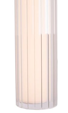 Maxlight Fayette - opbouw wandlamp - 12 x 6 x 91 cm - 18W LED incl. - IP44 - goud