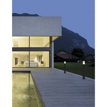 Nova Luce Pyro - tuinpaal - Ø 10 x 60 cm - IP54 - donkergrijs