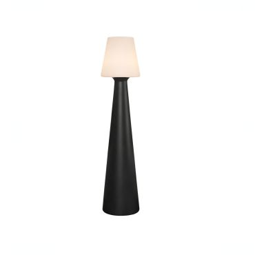 New Garden Lola 165 Pop - vloerlamp met oplaadbare lichtbron - Ø 45 x 165 cm - RGB + wit 10W LED incl. - dimbaar met afstandsbediening - IP54 - antraciet