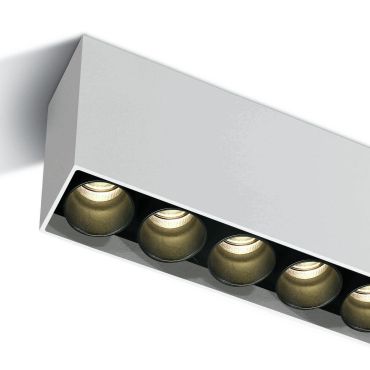 SHOWROOMMODEL - ONE Light Dark Light Ceiling Tubes - plafondverlichting - 18,5 x 3,5 x 8,4 cm - 15W LED incl. - wit