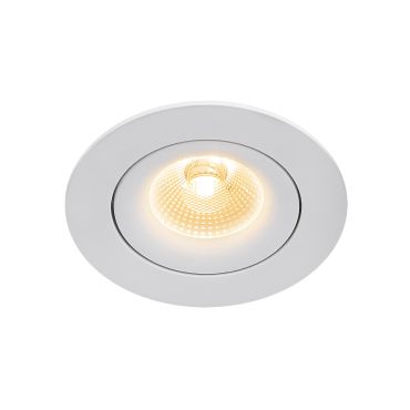 Nordlux Aliki - inbouwspot - Ø 96 mm, Ø 83 mm inbouwmaat - 8W dimbare LED incl. - IP44 - wit
