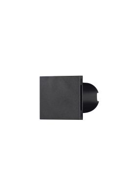 Nova Luce Iko - inbouw wandverlichting - 5,5 x 5,5 x 9 cm - 1W LED incl. - IP67 - zandzwart