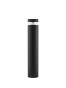 Nova Luce Tala - tuinpaal - Ø 13,4 x 70 cm - 12W LED incl. - IP54 - donker antraciet