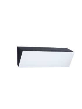 Nova Luce Keen - buiten wandverlichting - 60 x 18 x 15 cm - 41W LED incl. - IP65 - donker antraciet