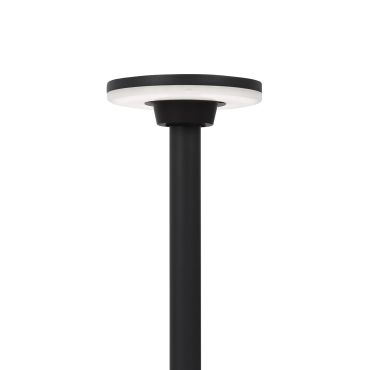 Nova Luce Suite - tuinpaal - Ø 18 x 60 cm - 12W LED incl. - IP54 - zwart