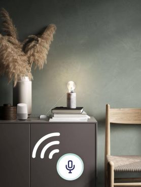 Nordlux Smart Starter Pack - smart light bridge with 2x smart LED lamp - slimme verlichting - Ø 6 x 10,9 cm - E27 - 7W - dimfunctie en instelbare lichtkleur via app - wit