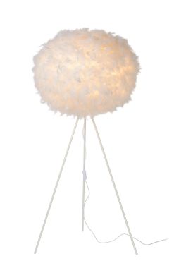 Lucide Goosy Soft - staanlamp - 148 cm - Wit