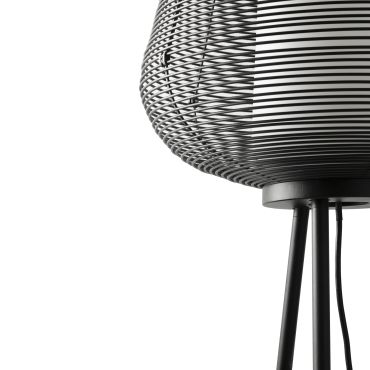 Faro Nara - vloerlamp - 56 x 120 x 46 cm - IP65 - mat zwart