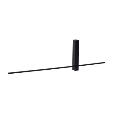 Lucide Segin - wandverlichting - 60 x 22 x 22 cm - 6W LED incl. - zwart